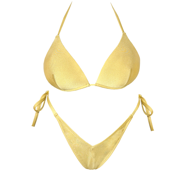 Gold Bikini Set - Gold Nugget - Arya Fitness - Summer Collection