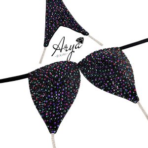 Bikini de competición - Galaxy Black - Bikini fitness - NPC